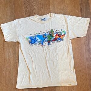 Jimmy Buffet T-shirt, Men’s L, Yellow with Graphics